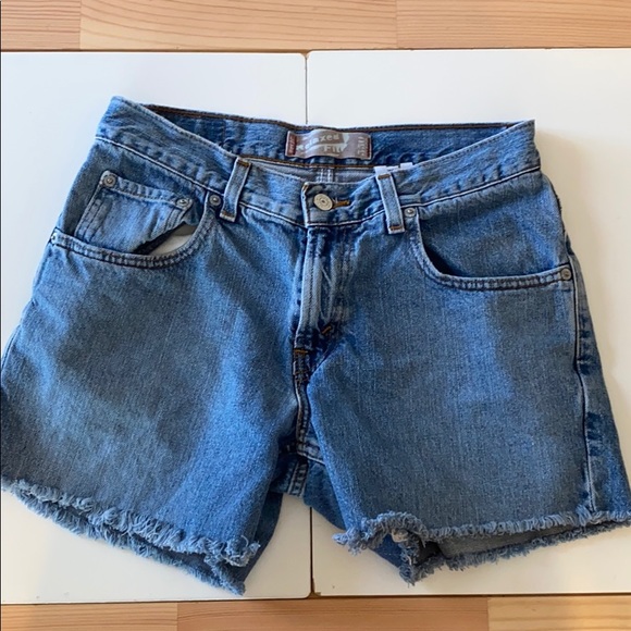 Levi 550 Orange label jean cut off shorts - Picture 3 of 8